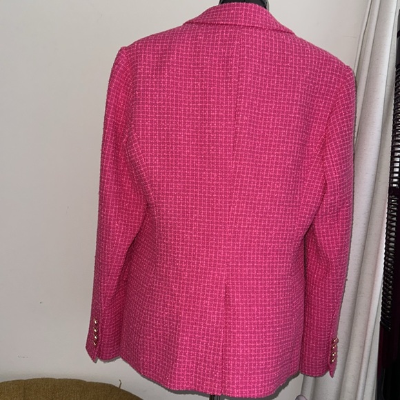 Hot Pink Avery Boucle Milly Blazer⭐️ - Picture 5 of 11